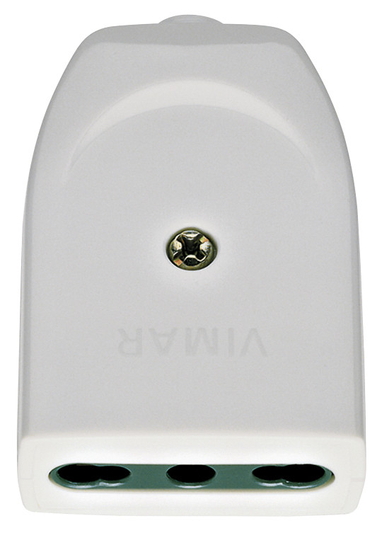Vimar 00223B Presa 2P T 16A P17 11 Assiale Bianco