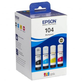 Epson C13T00P640 Flacone Inchiostro 104 Nero Per Ecotank