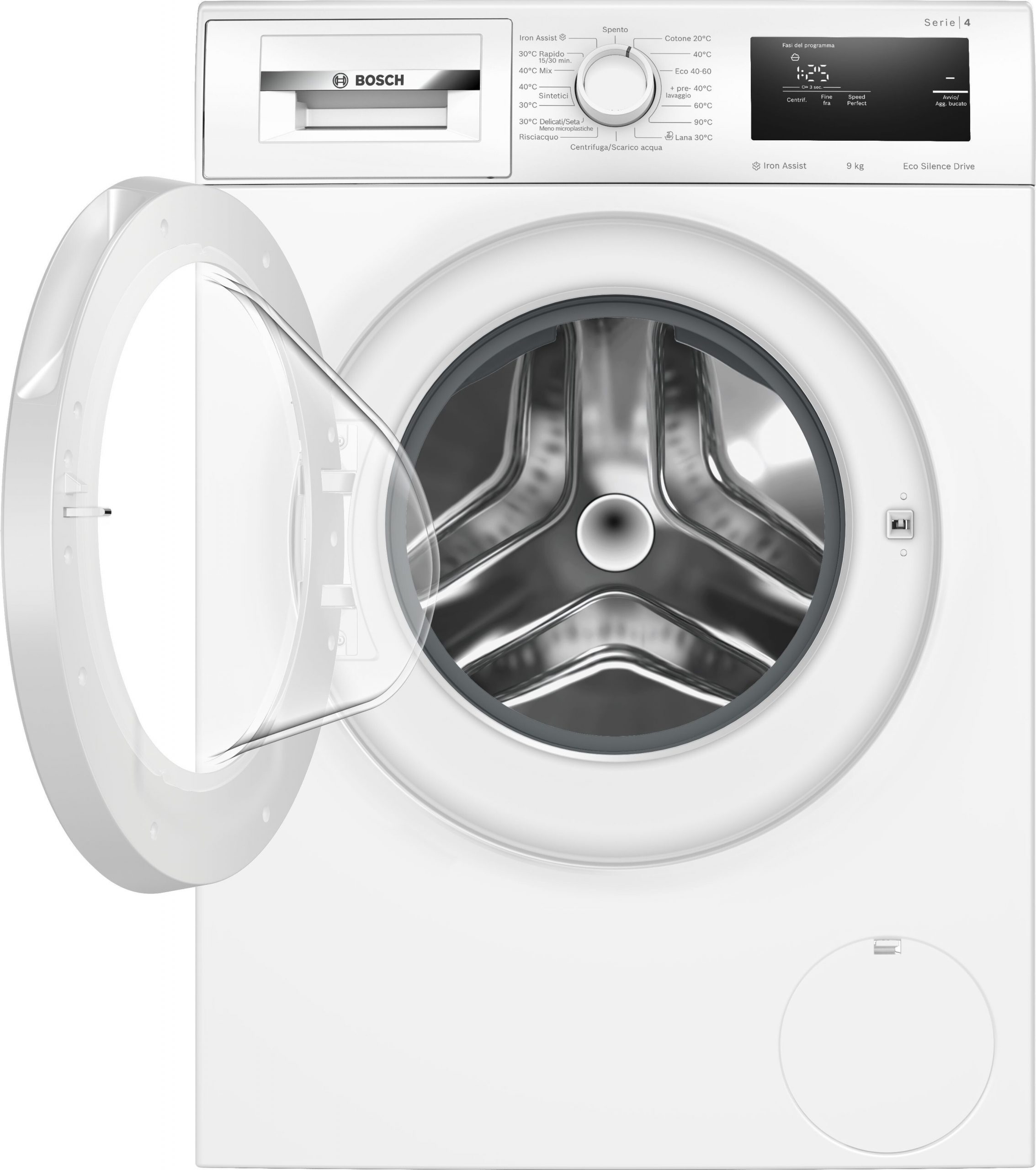 Bosch WAN24009IT Lavatrice Carica Frontale 9KG 1200 Giri - immagine 2