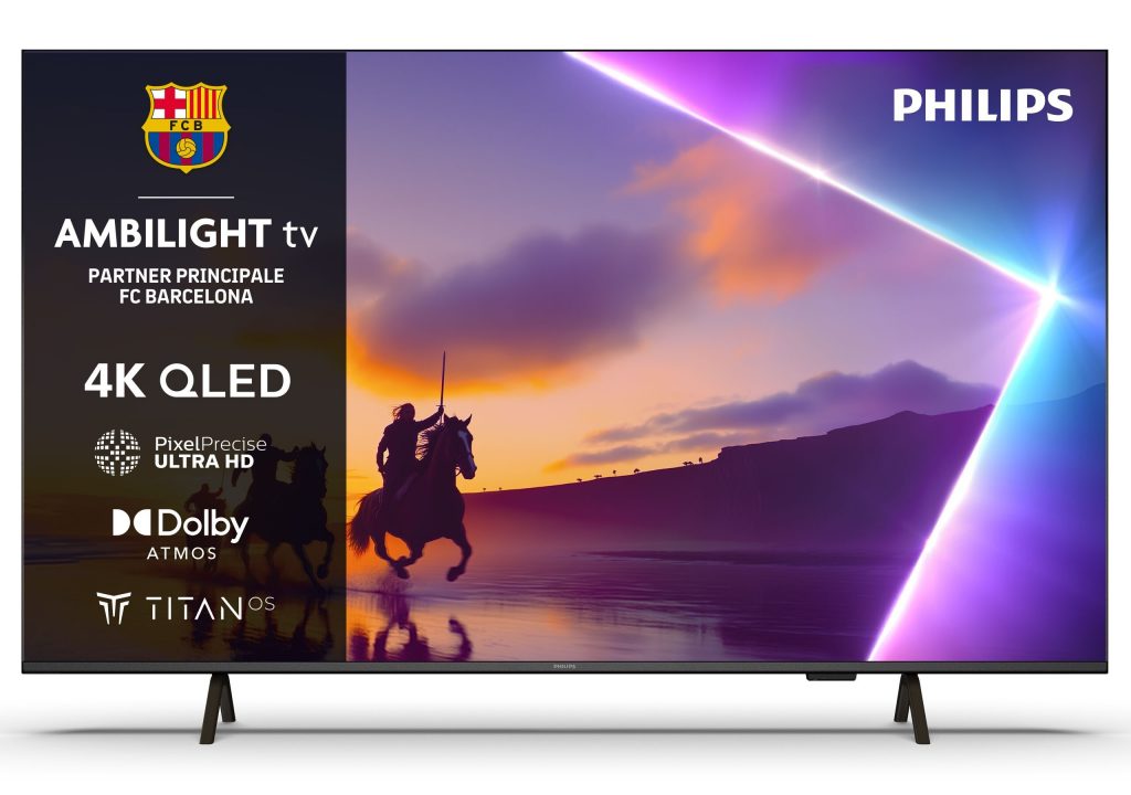 Philips 55PUS8450 Tv Qled 55 Uhd 4K Dvbt2-S2 Smart Titan Ambilight