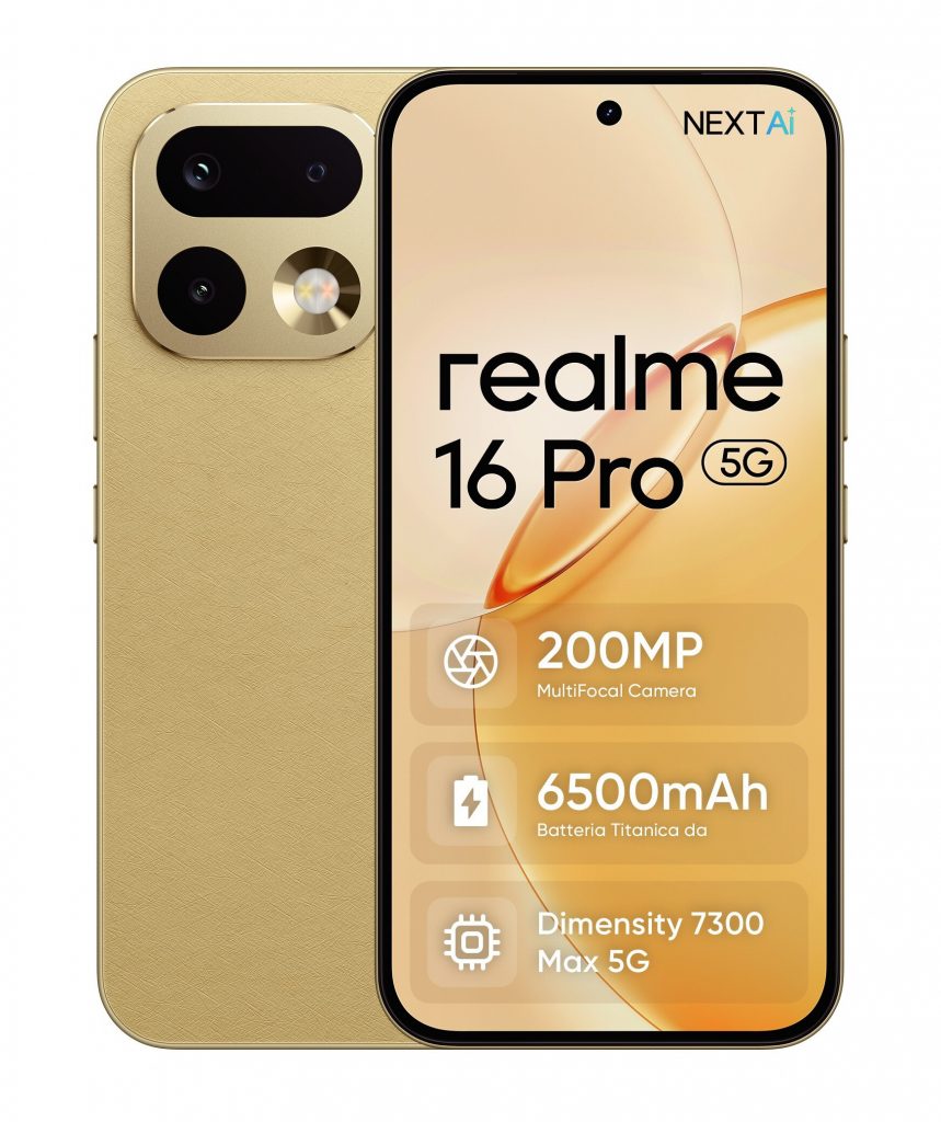 Realme R16PRO5G8256GBMASTERGOLD Smartp 6 78 Oled 1 5k 8gb 256gb 5g Master Gold