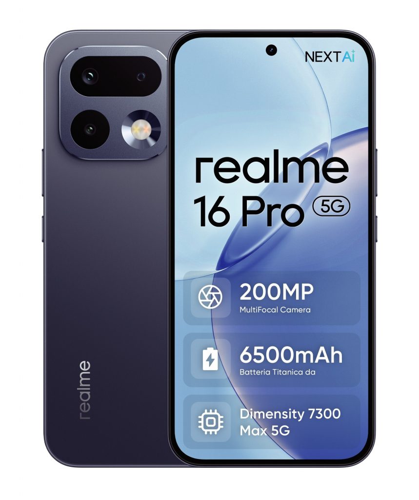 Realme R16PRO5G8512GBPEBBLEGREY Smartphone 6 78 Oled 1 5k 8gb 512gb 5g