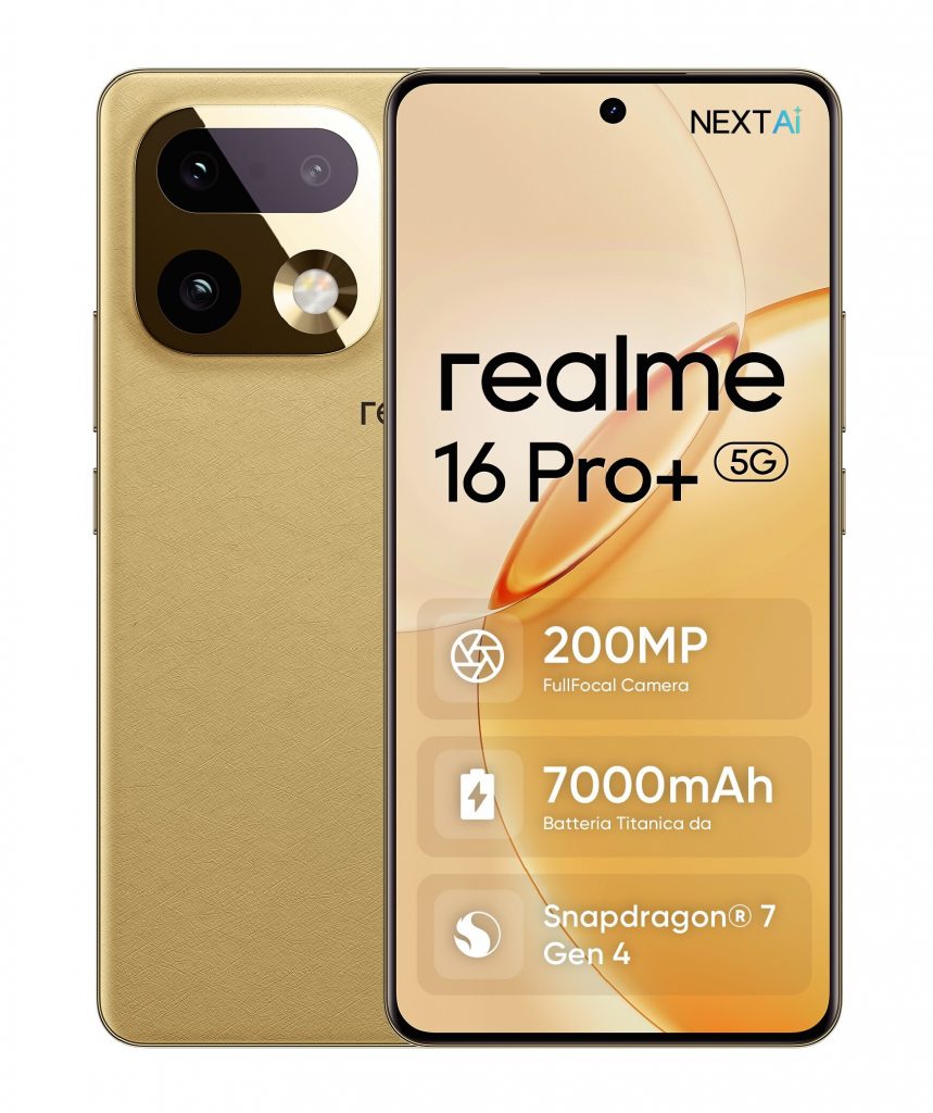 Realme R16PROPLUS5GMASTERGOLD Smartphone 6 8 Oled 1 5k 12gb 512gb 5g