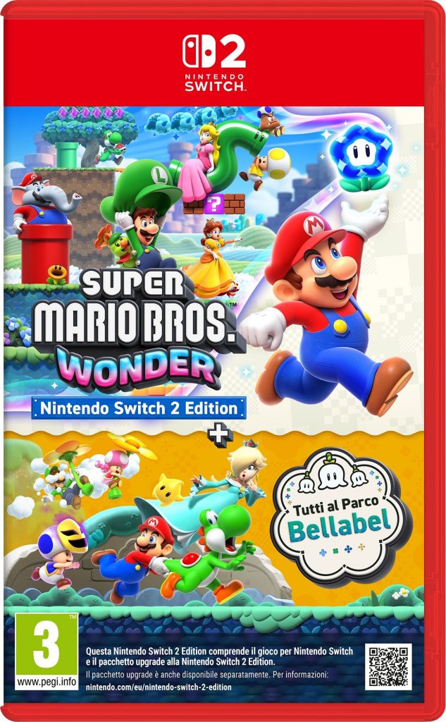 Nintendo Super Mario Bros Wonder e Tutti Al Parco Bellabel Videogioco Switch 2