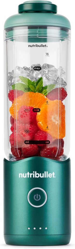 Nutribullet Flex NBP013GR Verde Frullatore Portatile Bicchiere in Tritan 590MLN
