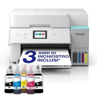 Epson EcoTank ET4956 Stampante Multifunzione Inkjet Wi-Fi 4 Serbatoi Inchiostro