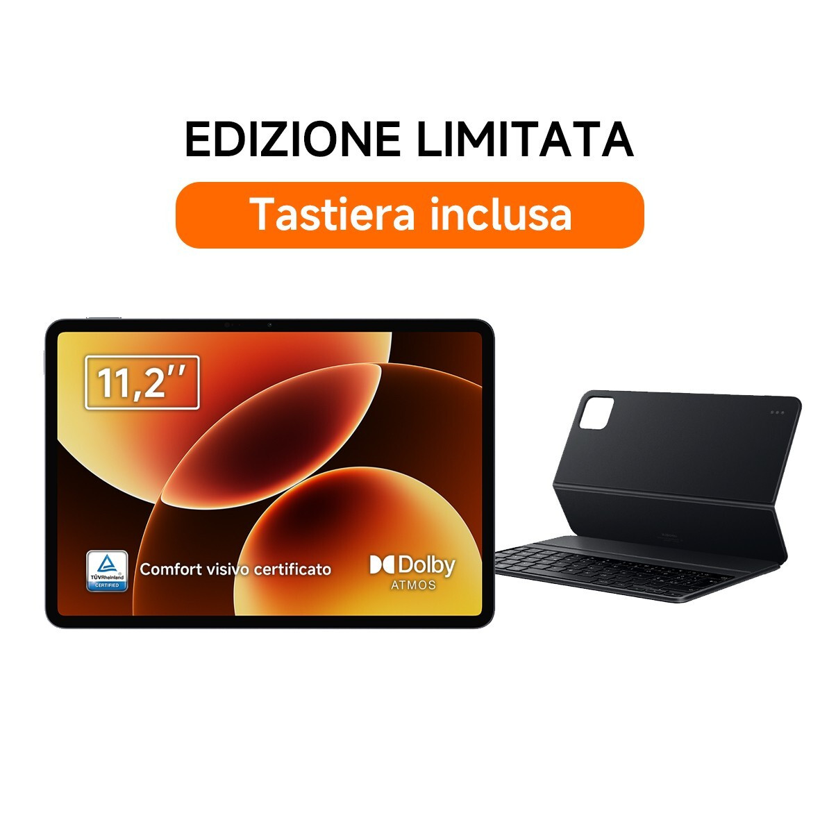 Xiaomi Pad 8 Gray Tablet 11.2 Pollici 3.2K 8GB 128GB Wi-Fi con Tastiera - immagine 2