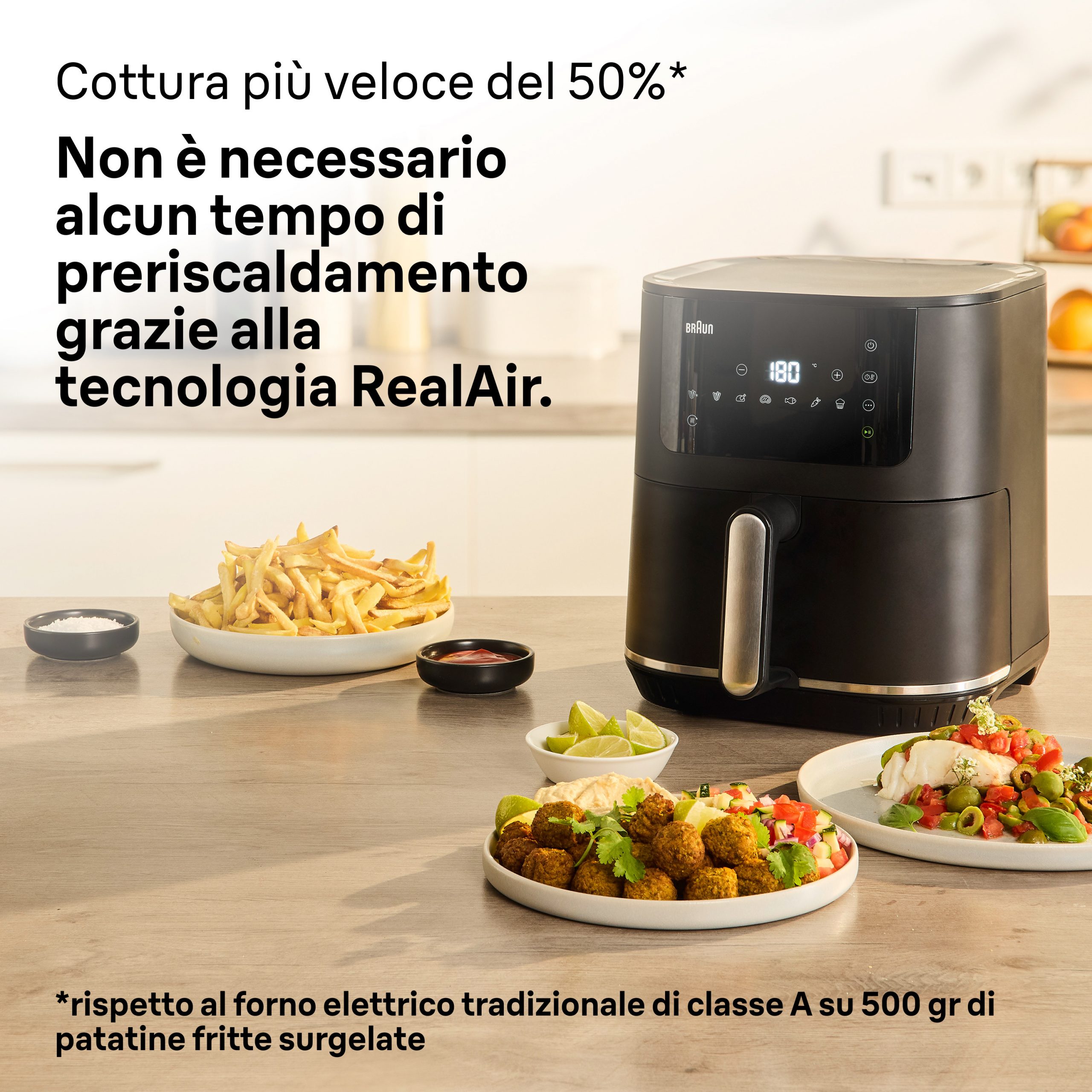 Braun HF5034 Friggitrice ad Aria 1700W 6LT - immagine 3