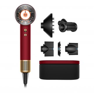Dyson Supersonic Nural Red Velvet Gold Asciugacapelli 1600W con 5 Accessori