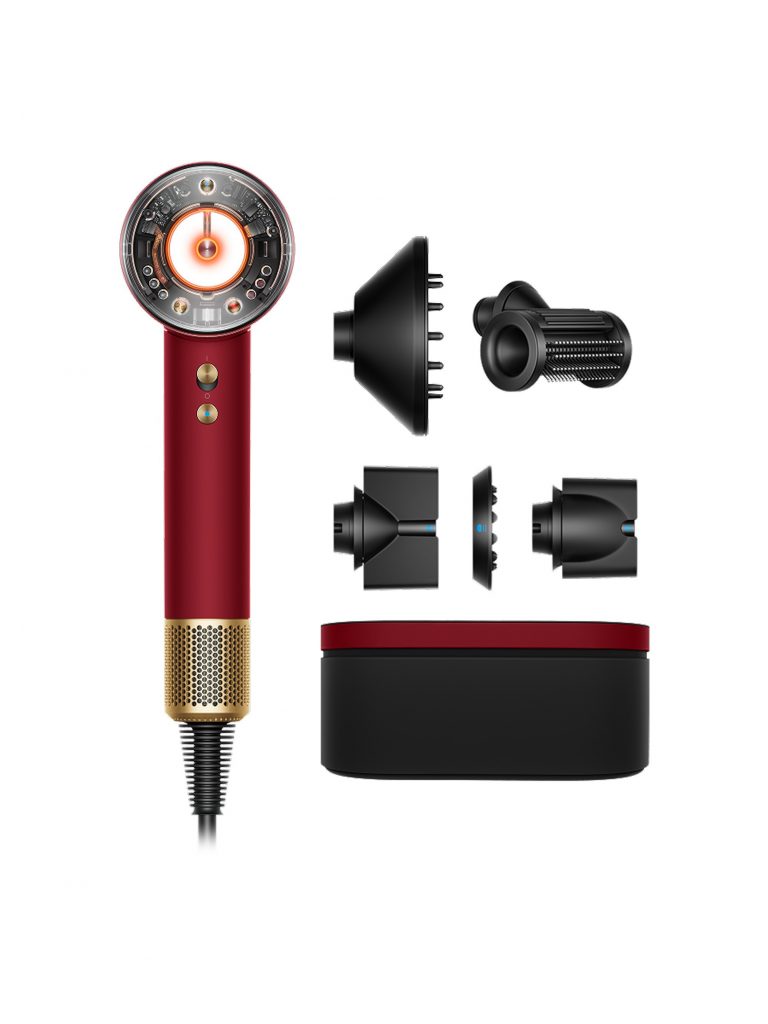 Dyson Supersonic Nural Red Velvet Gold Asciugacapelli 1600W con 5 Accessori