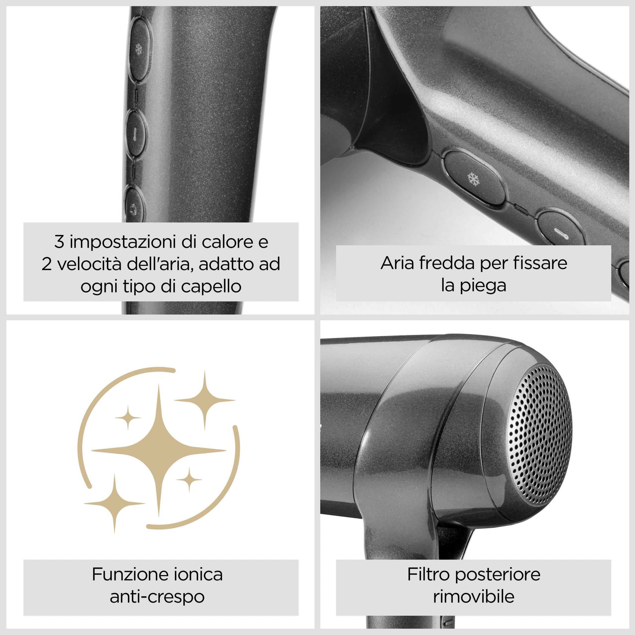 Babyliss D6200E Asciugacapelli 1600W - immagine 6