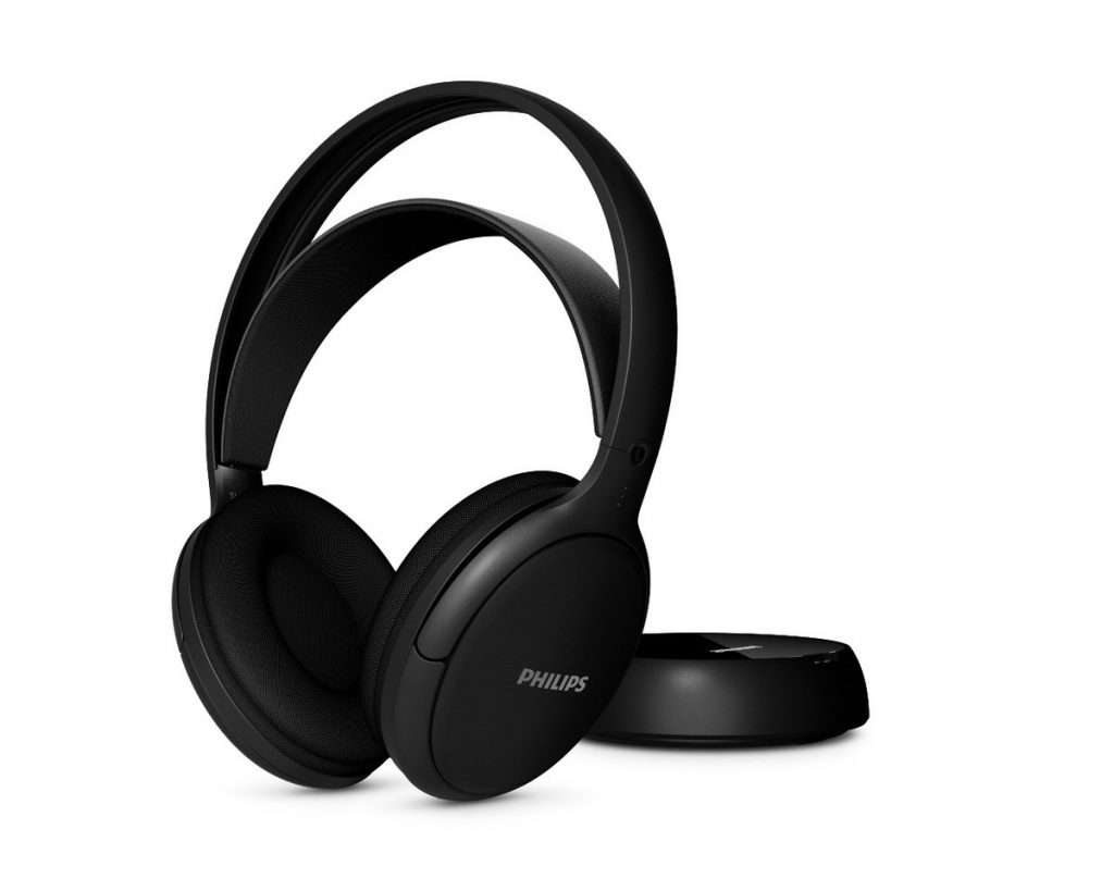 Philips SHD6000BK Cuffia TV Over Ear 10-21KHz 24 Ohm 30m Nero Cuffie Wireless