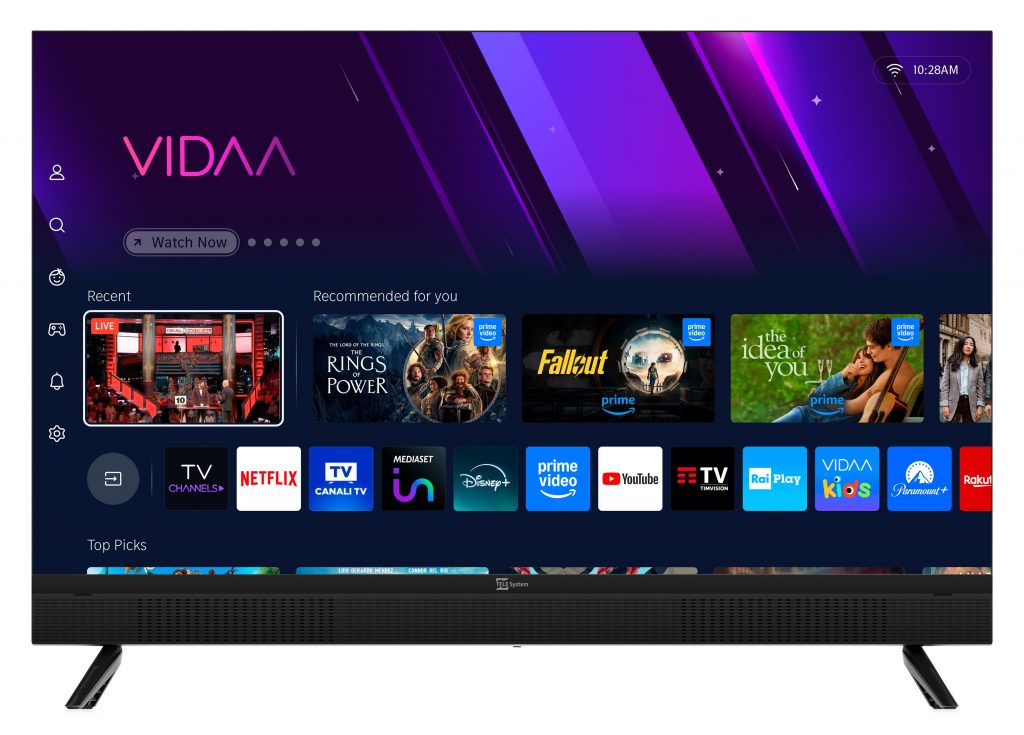 Telesystem Sonic FL SMV15 Smart TV LED 32 Pollici HD DVBT2 S2 Vidaa TV