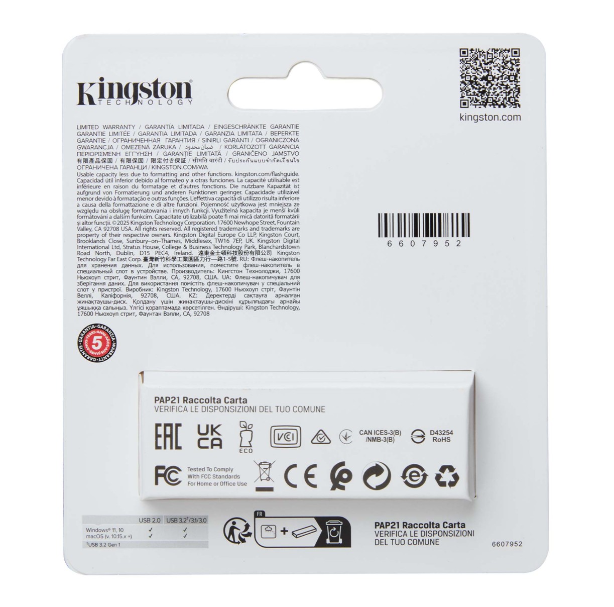 Kingston DTXS64GB Pen Drive 64GB USB3 2 Exodia S - immagine 4