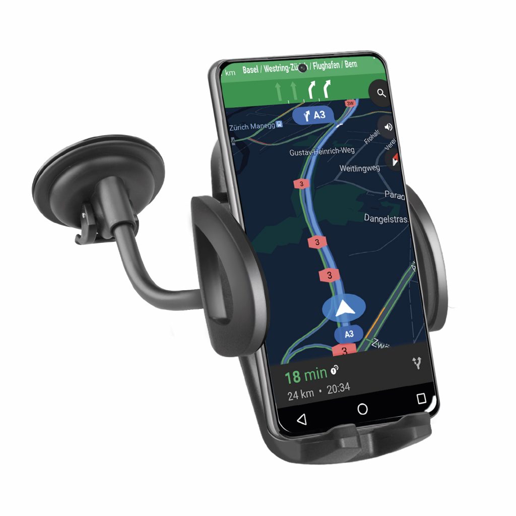 SBS TE0UCH20W Supporto Auto per Smartphone con Attacco Ventosa