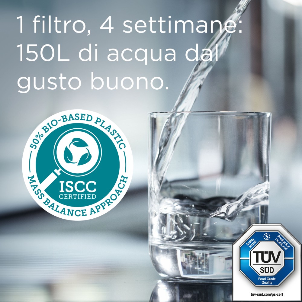 Brita Style Essential Stone Blu Caraffa Filtrante 2.4LT con 3 Filtri Maxtra Pro - immagine 2