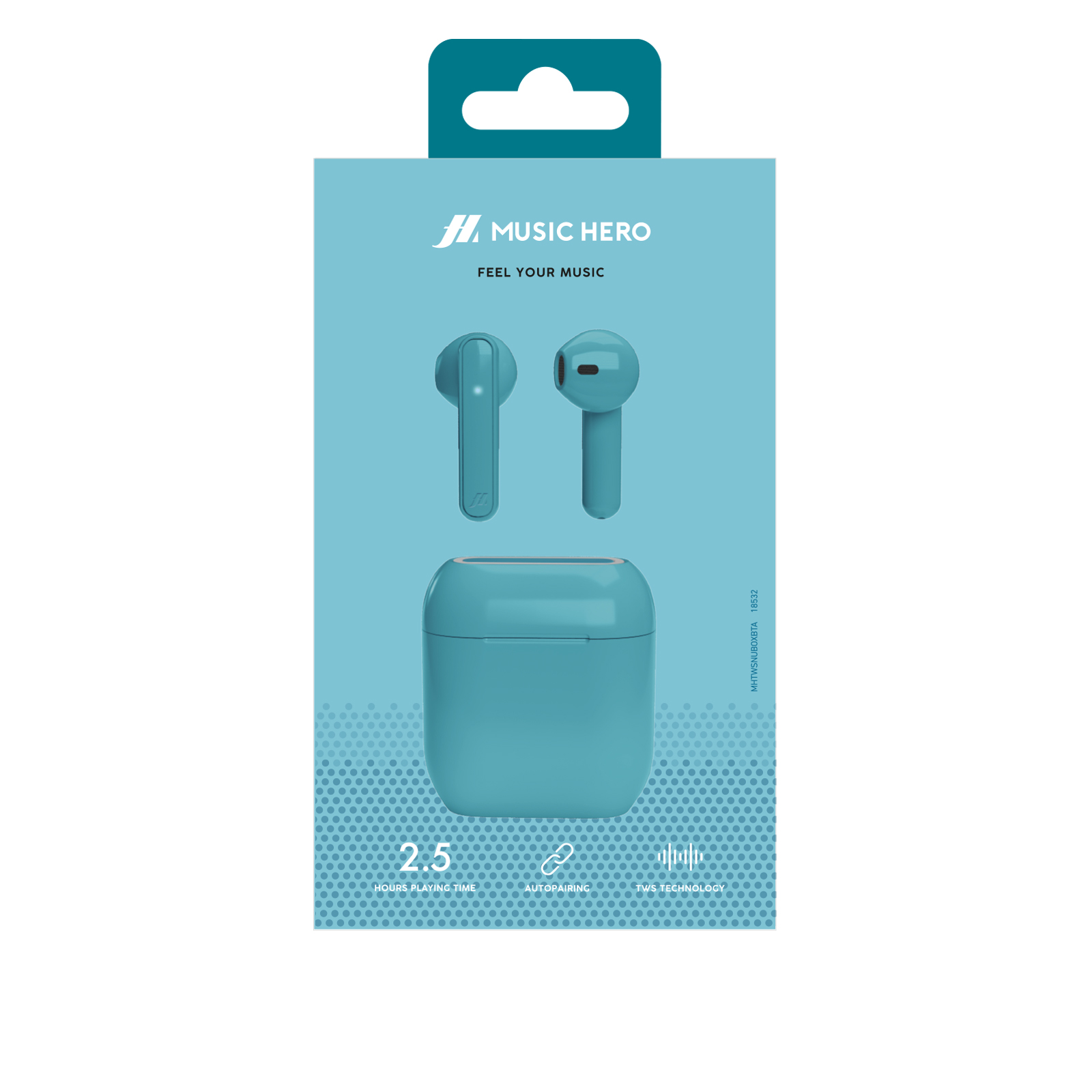 SBS Nubox Azzurro Auricolari Auricolari True Wireless Stereo - immagine 3