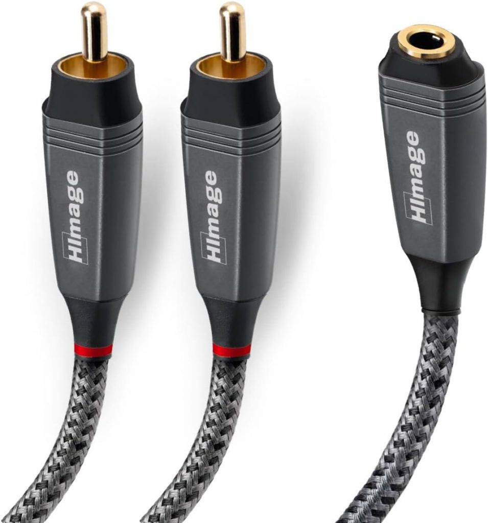 Himage HIAJACK32RCAX15MFG Cavo Audio Jack 3.5MM Femmina-2 RCA Maschio 1.5MT