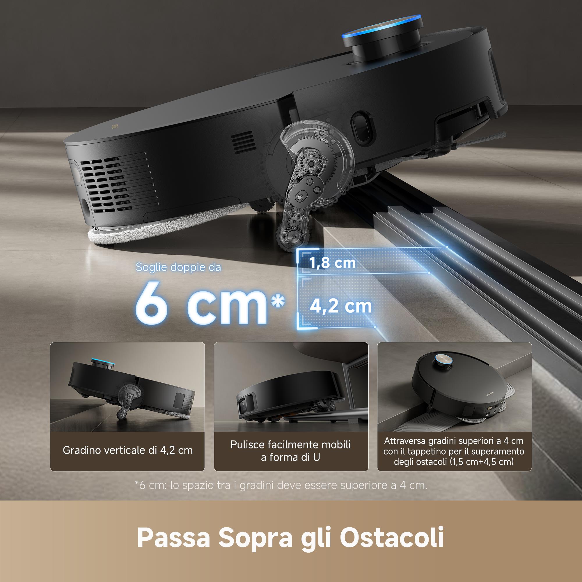 Dreame X50 Ultra Complete Robot Lava e Aspira Wi-Fi con Base per Svuotamento - immagine 4
