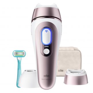 Braun Skin i-Expert PL7211 Epilatore Luce Smart con Custodia e Rasoio Gilette