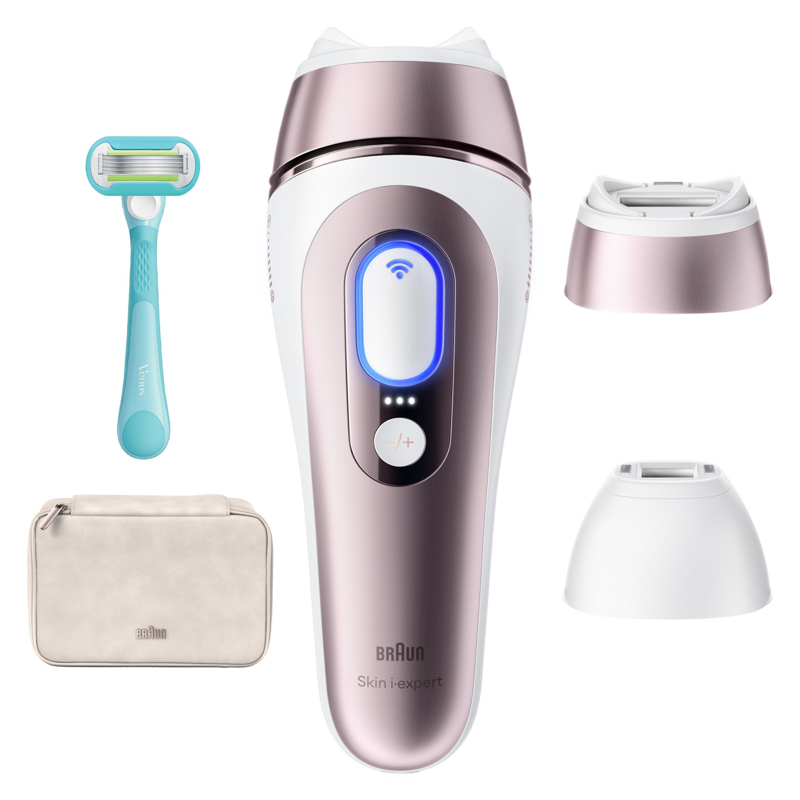 Braun Skin i-Expert PL7211 Epilatore Luce Smart con Custodia e Rasoio Gilette - immagine 6