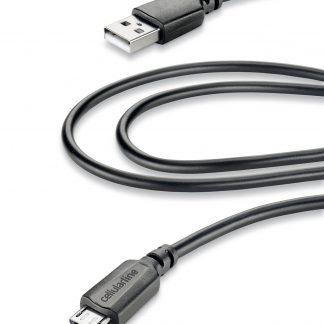 Cellular Line USBDATACMICROUSB2M Cavo Dati e Ricarica USB-Micro USB 2MT