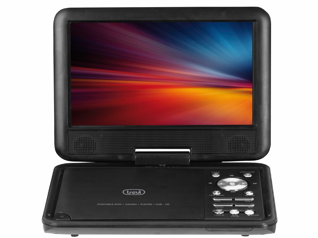 Trevi PDX 1409 S2 Lettore DVD Portatile con Schermo da 9 Pollici LCD con Gamepad