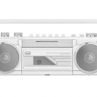 Trevi RR 501 BT Bianco Radioregistratore Portatile Wireless USB-SD e Cassetta