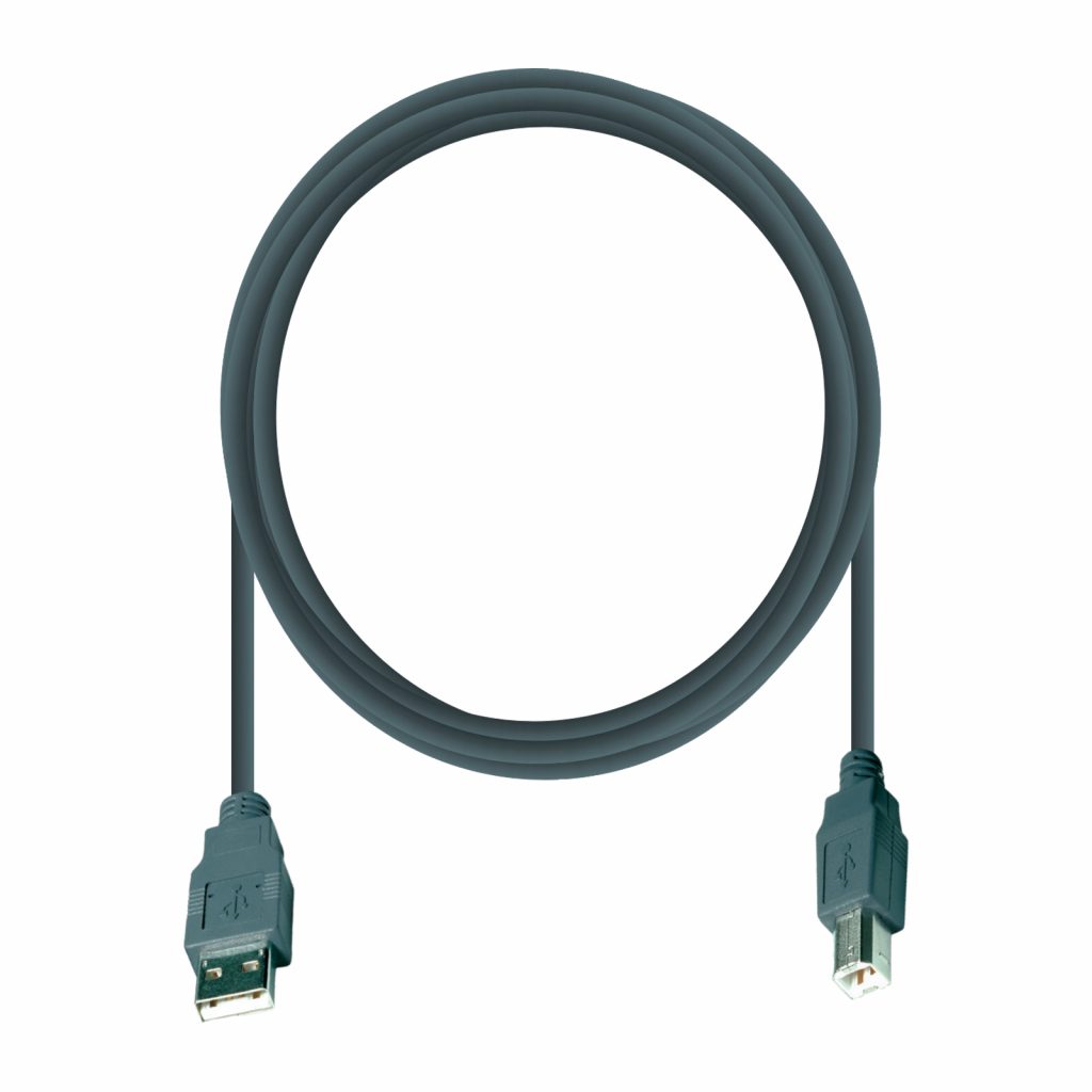 Vivanco VVITUSB50ABMMK Cavo USB-A USB-B M-M 0.5 Grigio