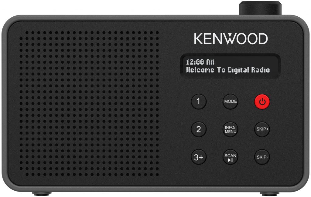 Kenwood CRM25DABB Nero Radiosveglia con Radio DAB Plus