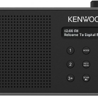 Kenwood CRM25DABB Nero Radiosveglia con Radio DAB Plus