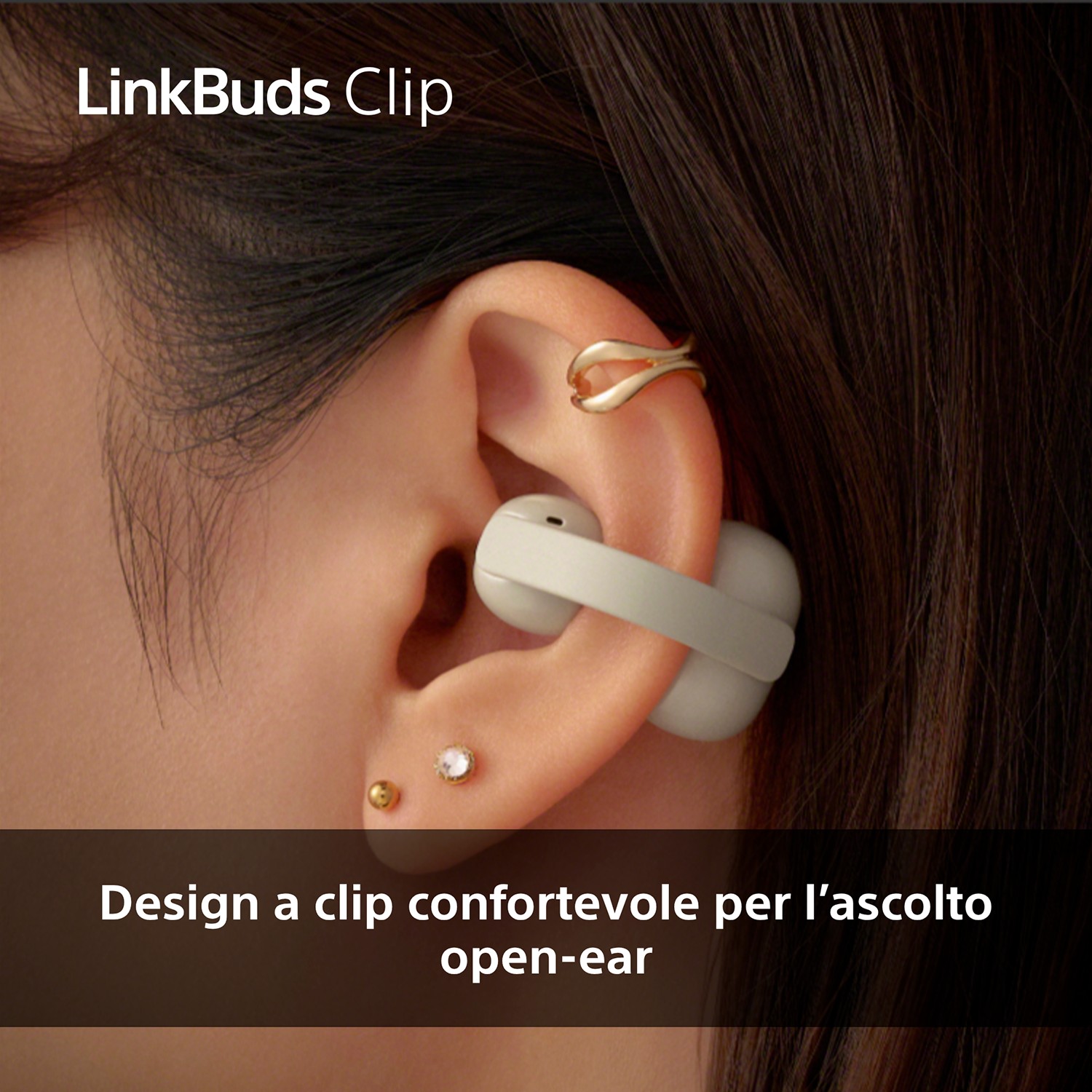 Sony Linkbuds Clip WFLC900V Violet Cuffia Auricolare Bluetooth Open-Ear - immagine 4