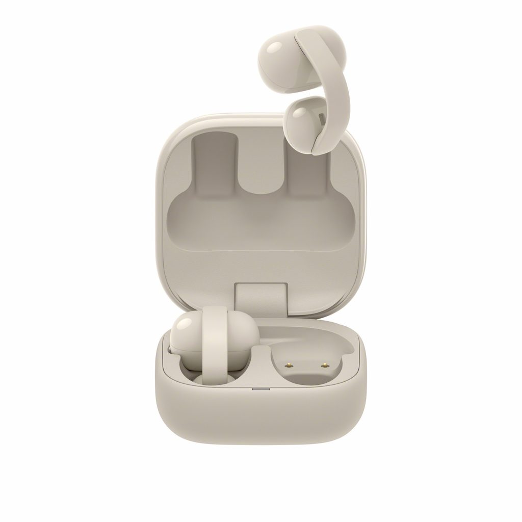 Sony Linkbuds Clip WFLC900C Creamy Cuffie Auricolari Bluetooth Open Ear