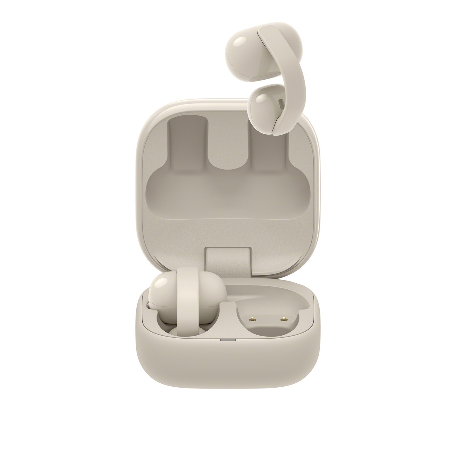 Sony Linkbuds Clip WFLC900C Creamy Cuffie Auricolari Bluetooth Open Ear