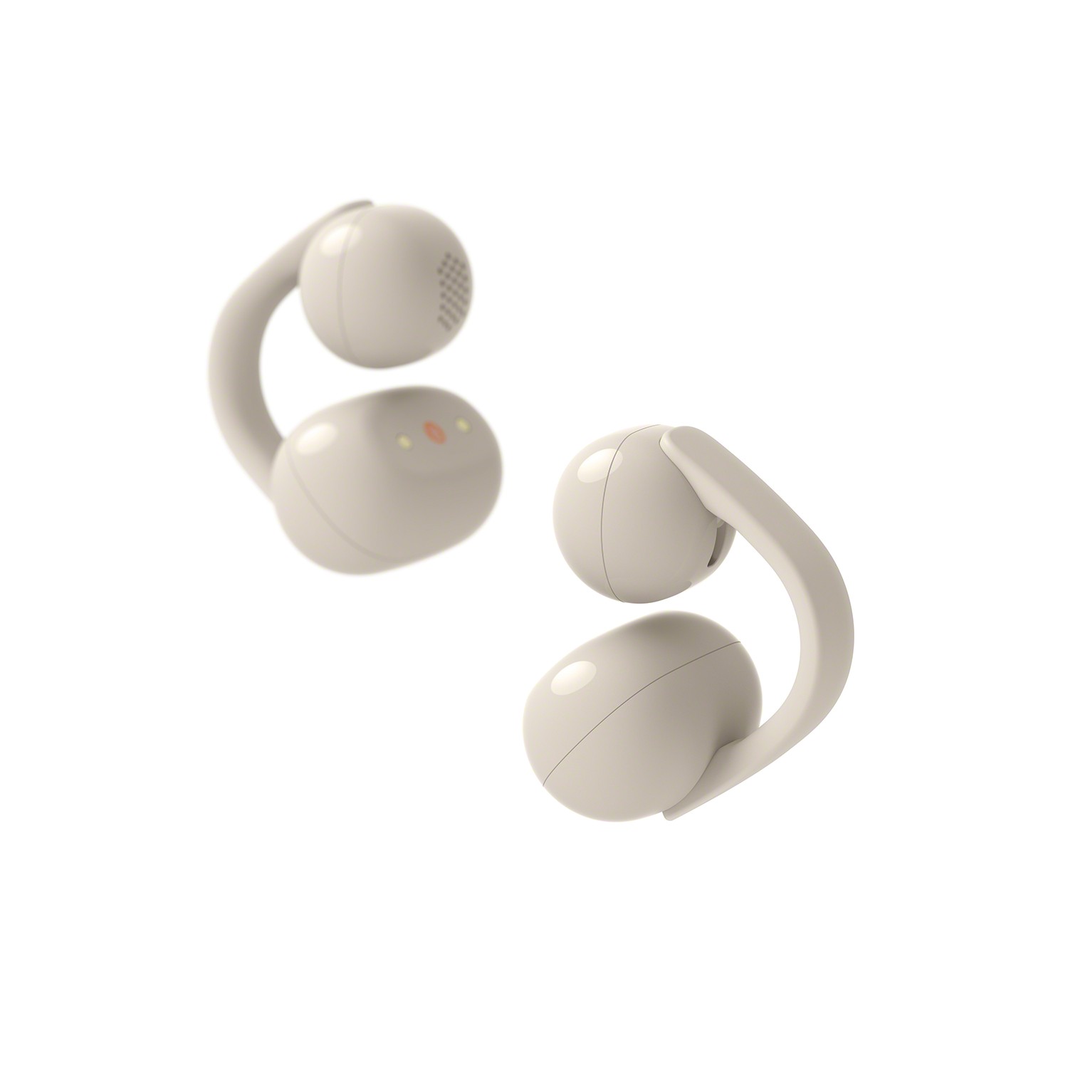 Sony Linkbuds Clip WFLC900C Creamy Cuffie Auricolari Bluetooth Open Ear - immagine 2