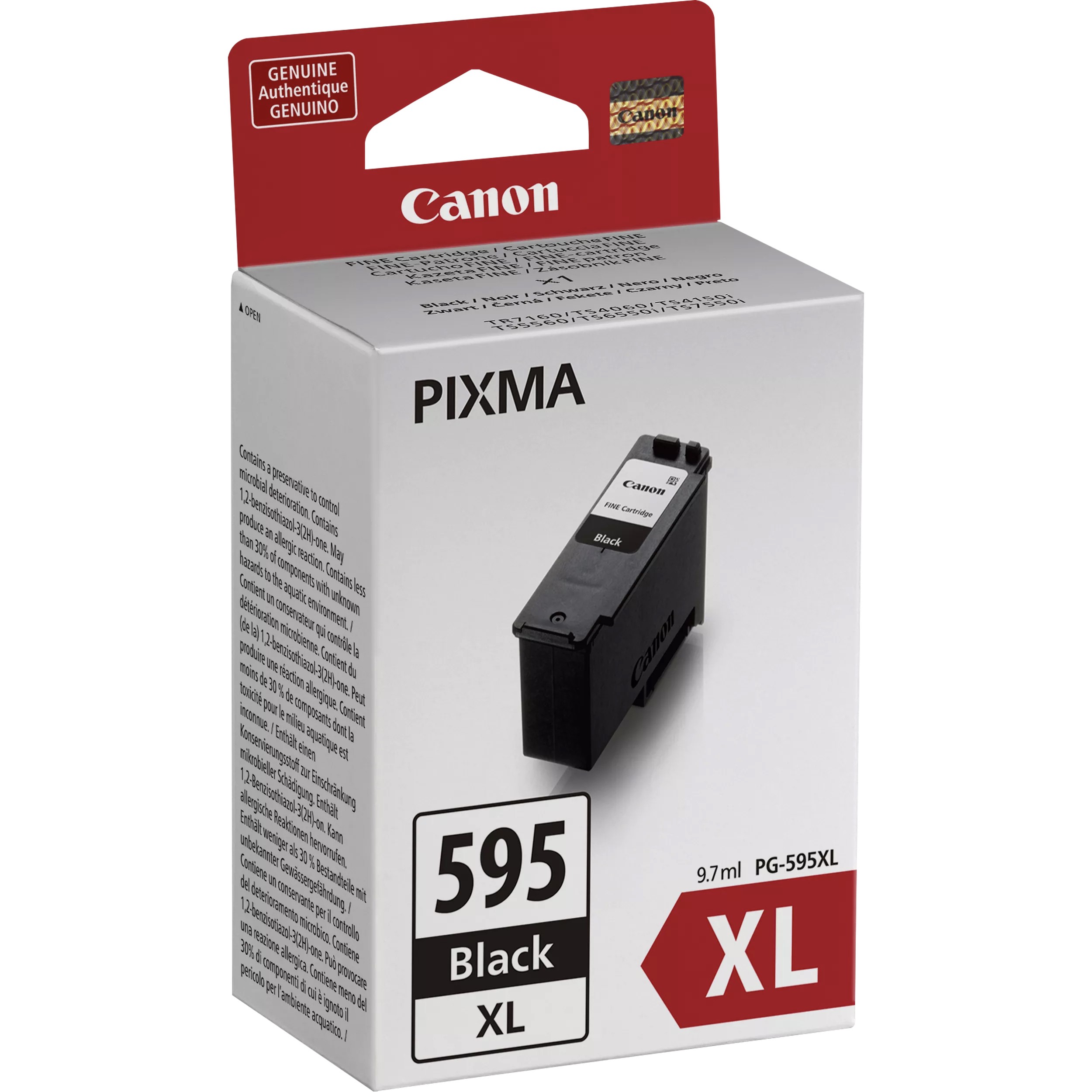 Canon PG-595 XL Nero Cartuccia Inchiostro Originale Inkjet - immagine 2