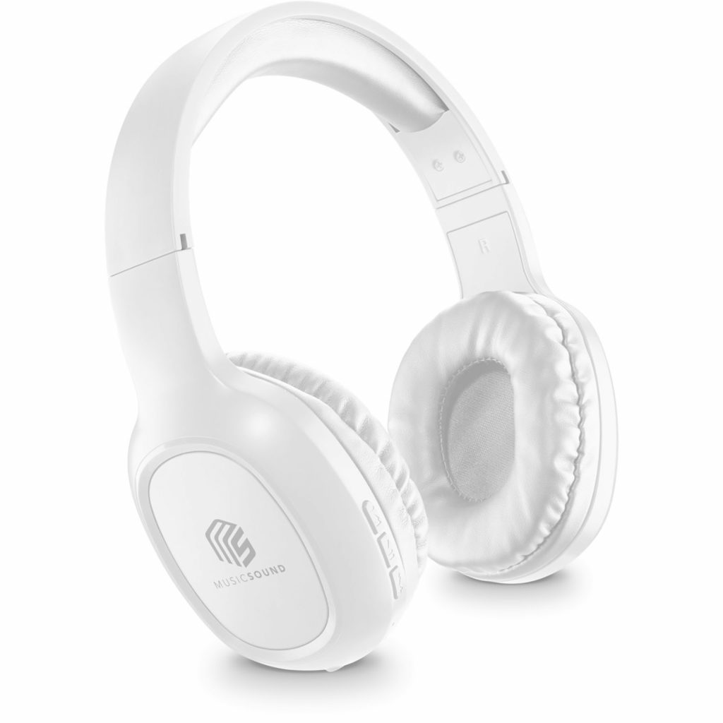 Cellular Line Music Sound Bsic Bianco Cuffia On-Ear Bluetooth
