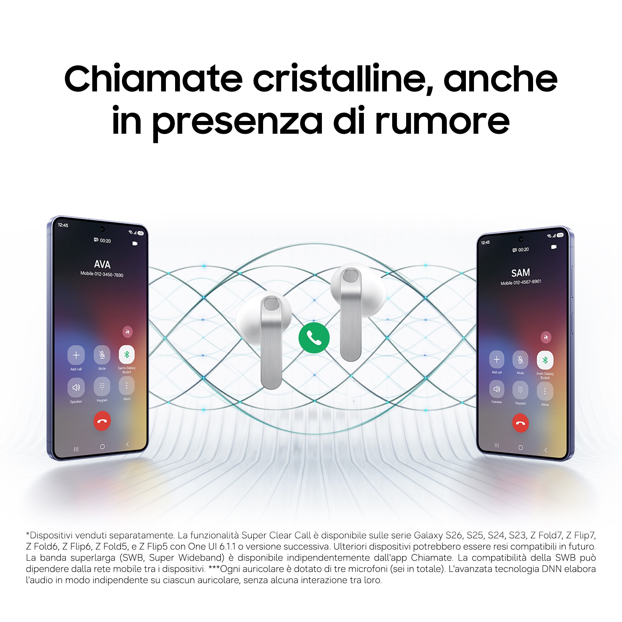 Samsung Galaxy Buds4 Auricolari Bluetooth - immagine 5