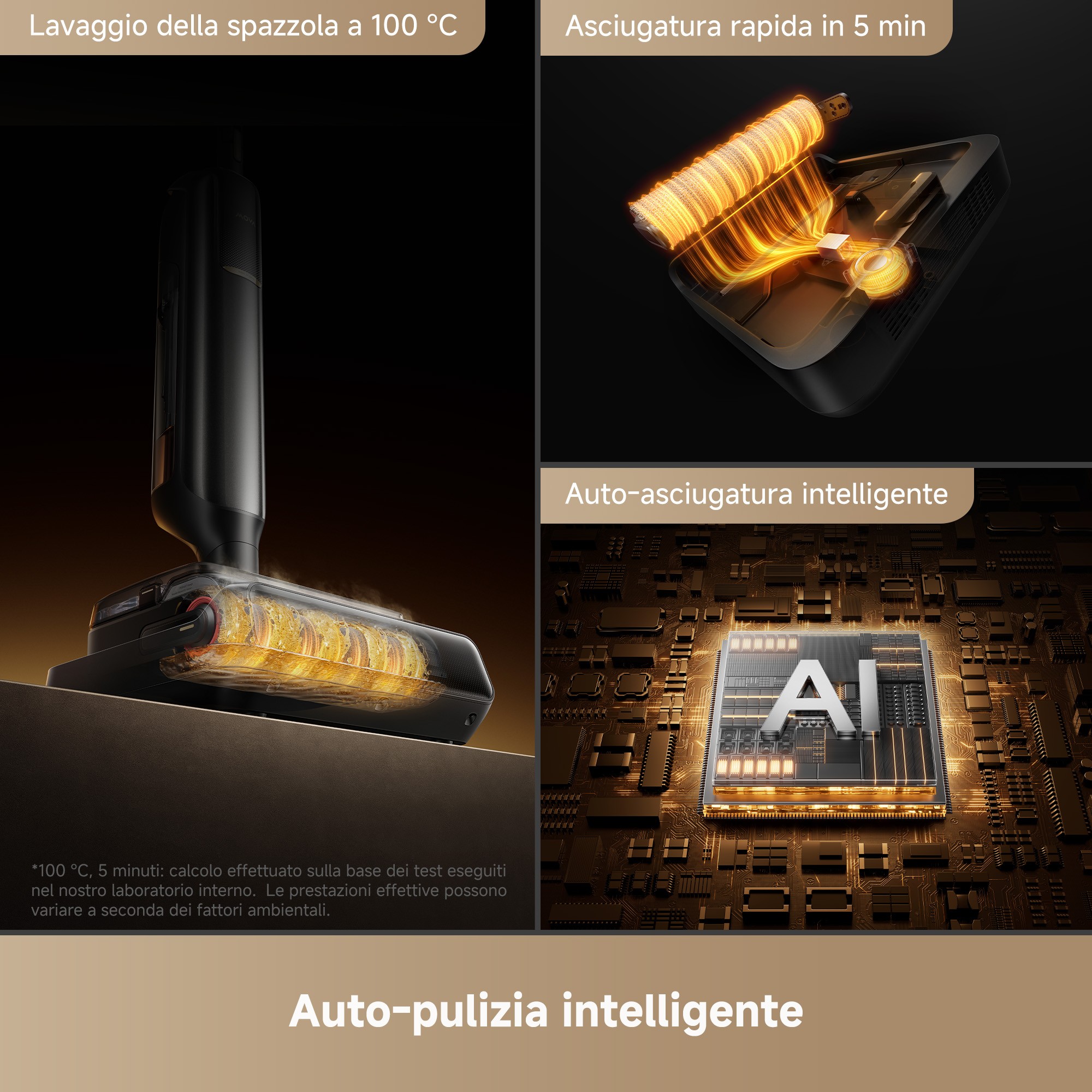 Mova M50 Ultra Aspirapolvere Lavapavimenti con 2 Serbatoi - immagine 3