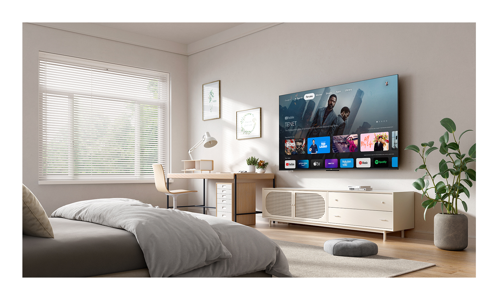 TCL 43P6K Smart TV LED 43 Pollici UHD 4K Google TV - immagine 6