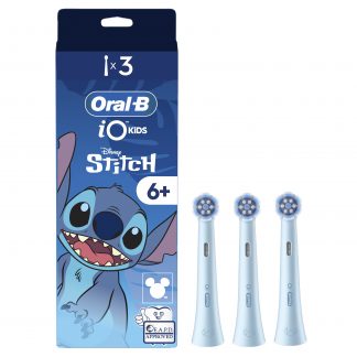 Oral-B 80850608 Accessorio Testina iO Kids Stitch 3 Pezzi Celeste