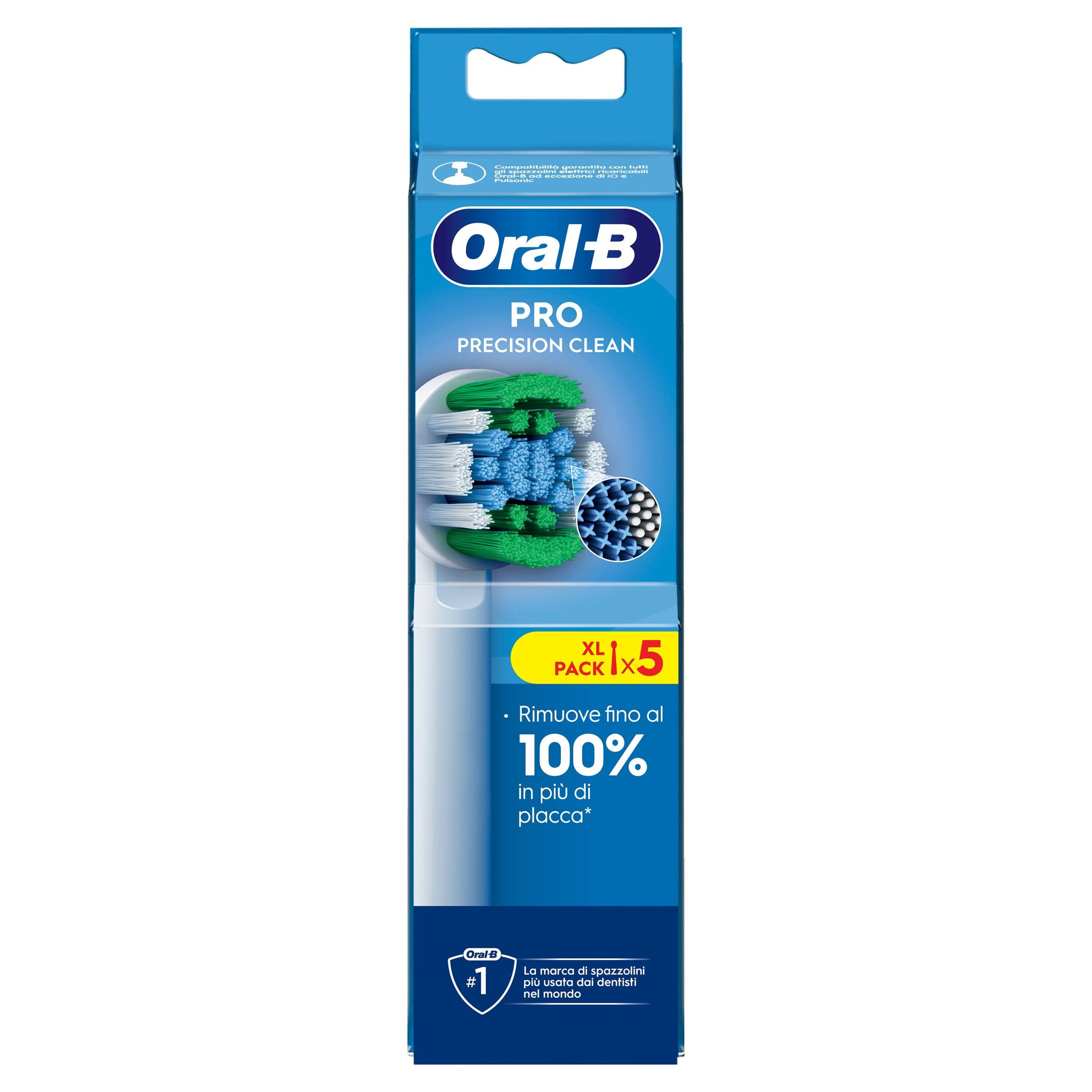 Oral-B EB20RX Testina per Ricambio Precision Clean 5 pezzi