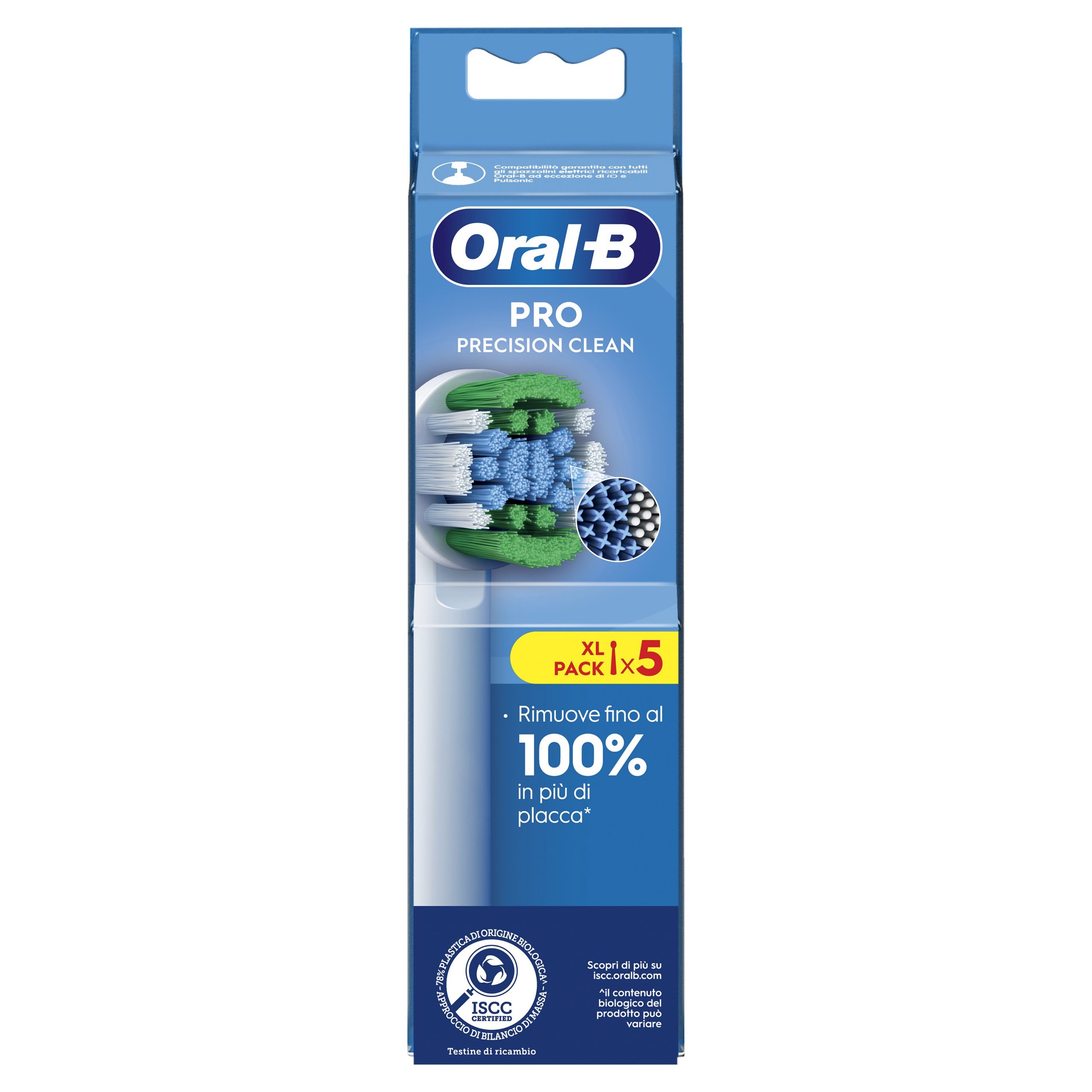 Oral-B EB20RX Testina per Ricambio Precision Clean 5 pezzi - immagine 2