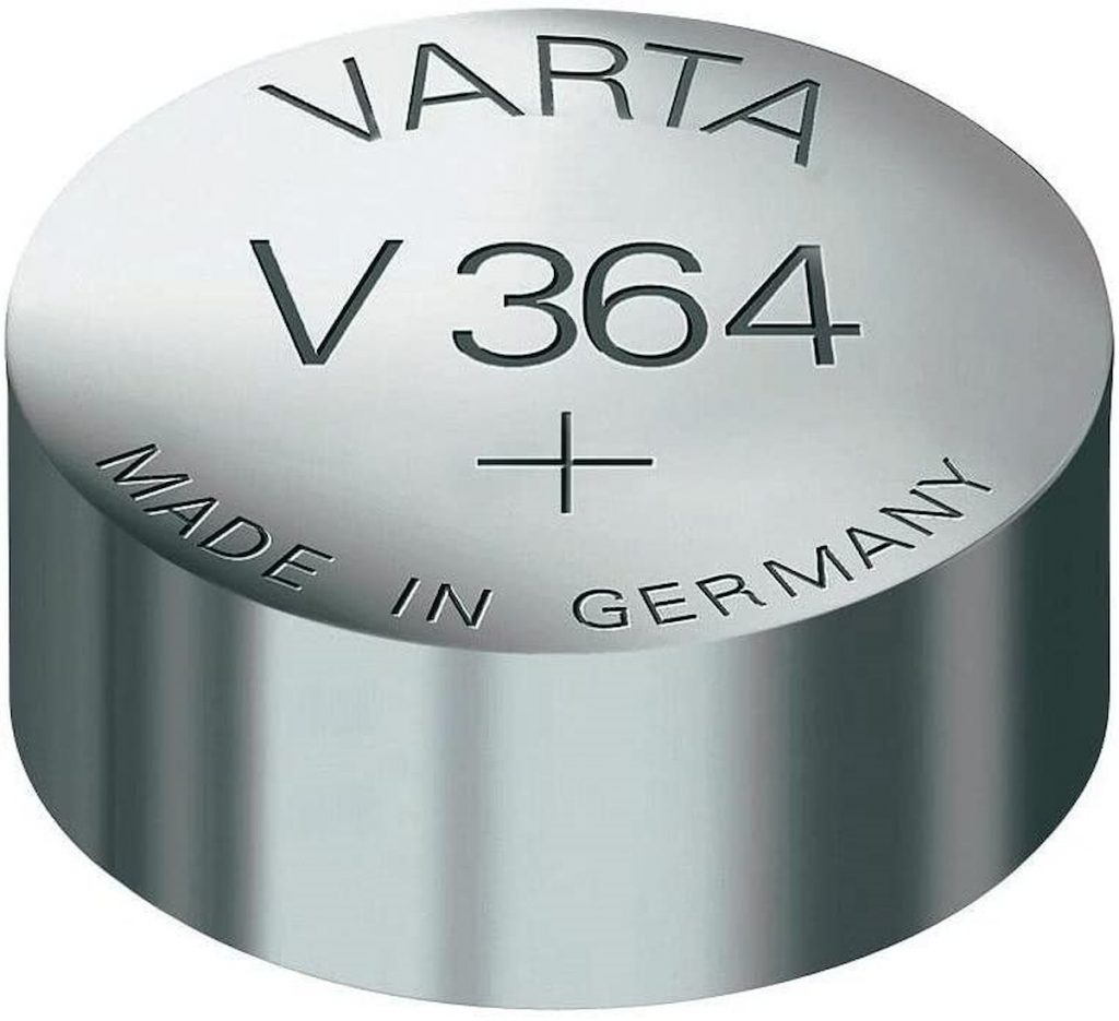 VARTA 364101111 Batteria orologio V364 non ricaricabile, argento