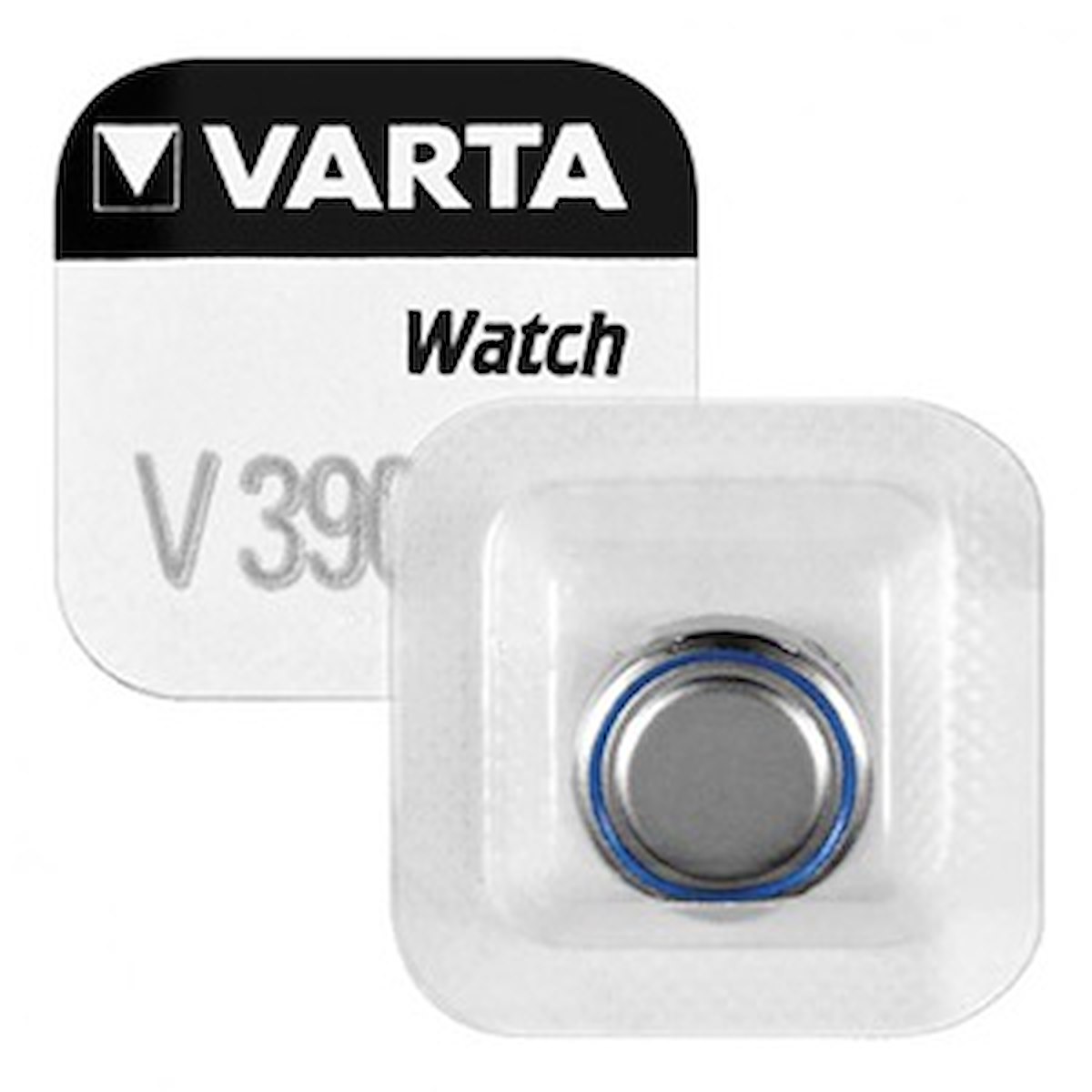 VARTA 390101111 Batteria Orologio V390, non ricaricabile, argento