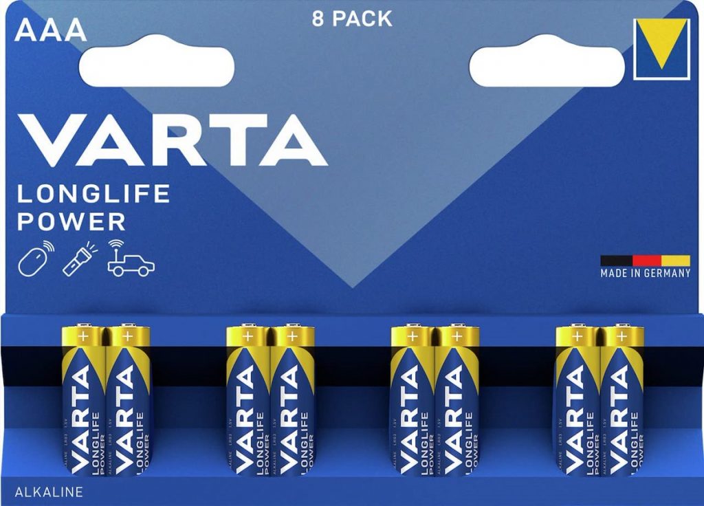 VARTA 4903121418 Batterie Alcaline AAA Longlife Power 8pz
