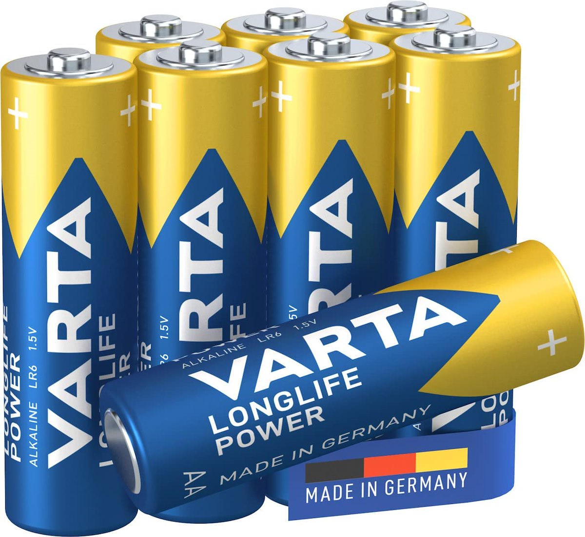 VARTA 4906121418 Batterie AA Longlife Power, 8 pz