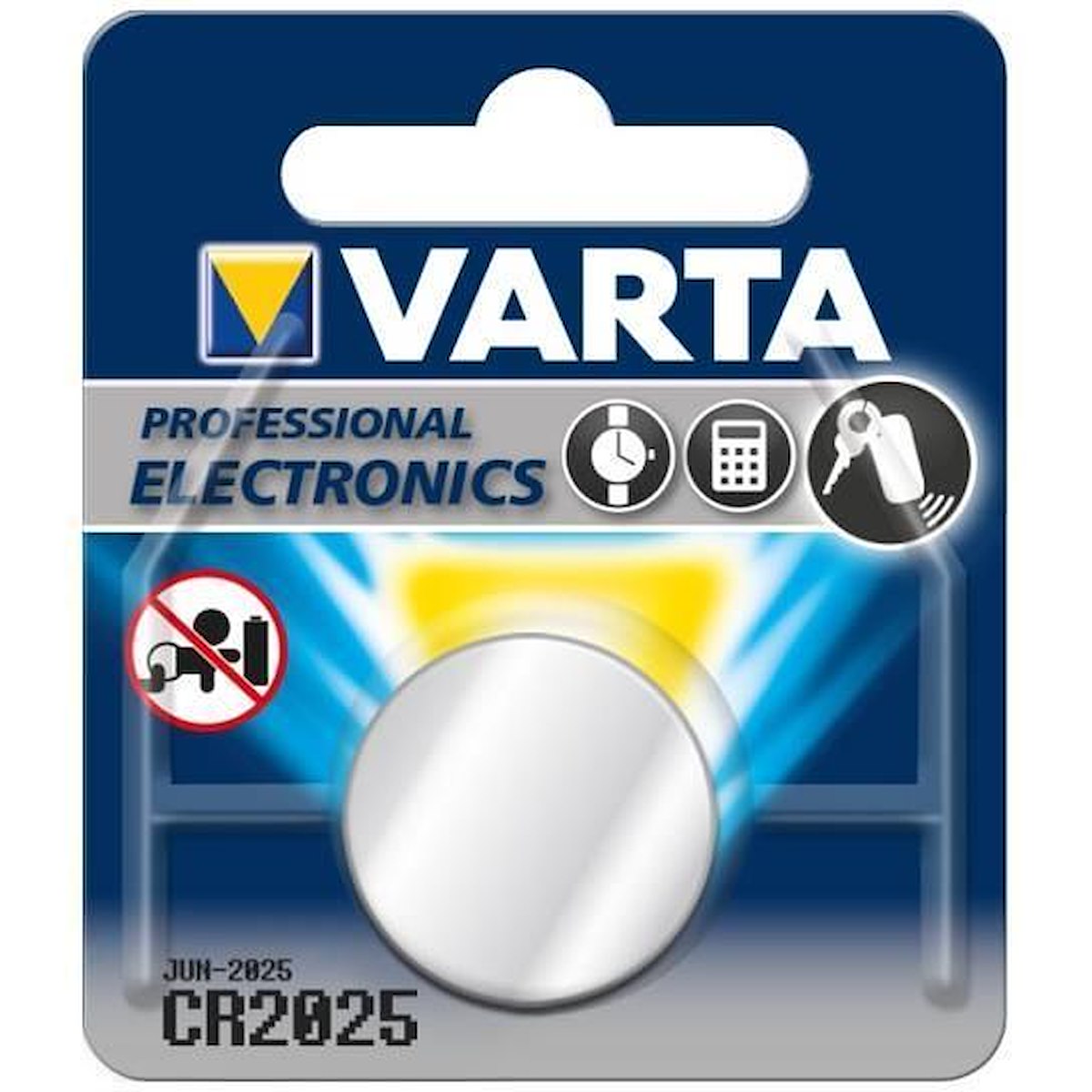 VARTA 6025101401 Pila bottone al litio CR2025