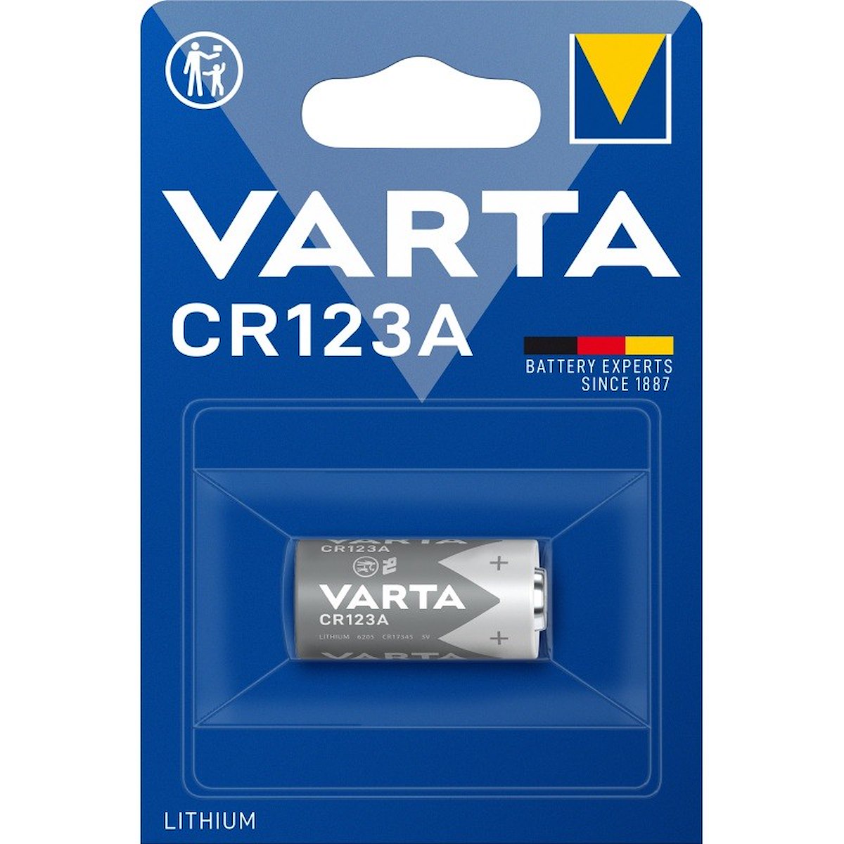 VARTA 6205301401 Batteria Photo Litio CR123A Non Ricaricabile