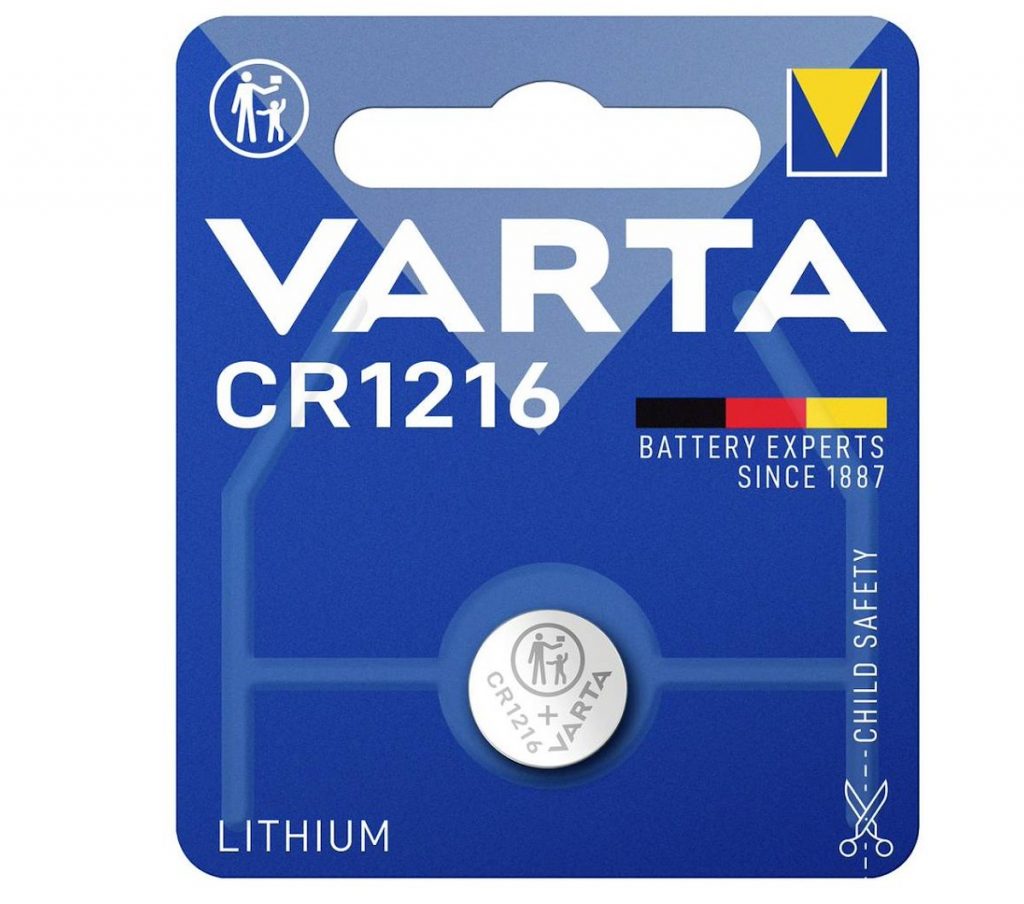 VARTA 6216101401 Pila bottone CR1216 Litio per elettronica